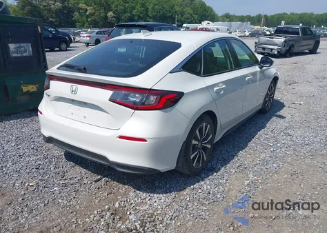 2022 Honda Civic Ex-L z USA, uszkodzony, nr VIN 19XFL1H76NE017196